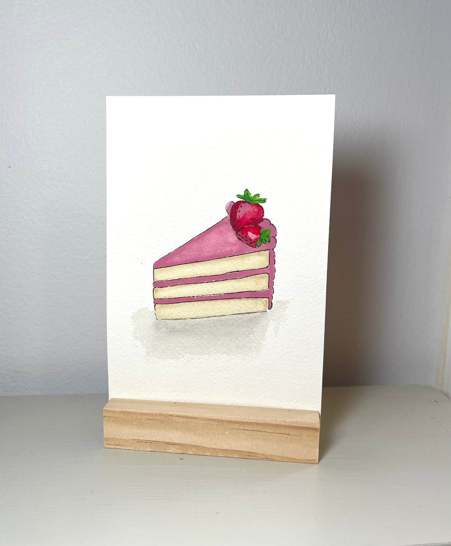 Piece of Cake Valentine’s Day Art Print