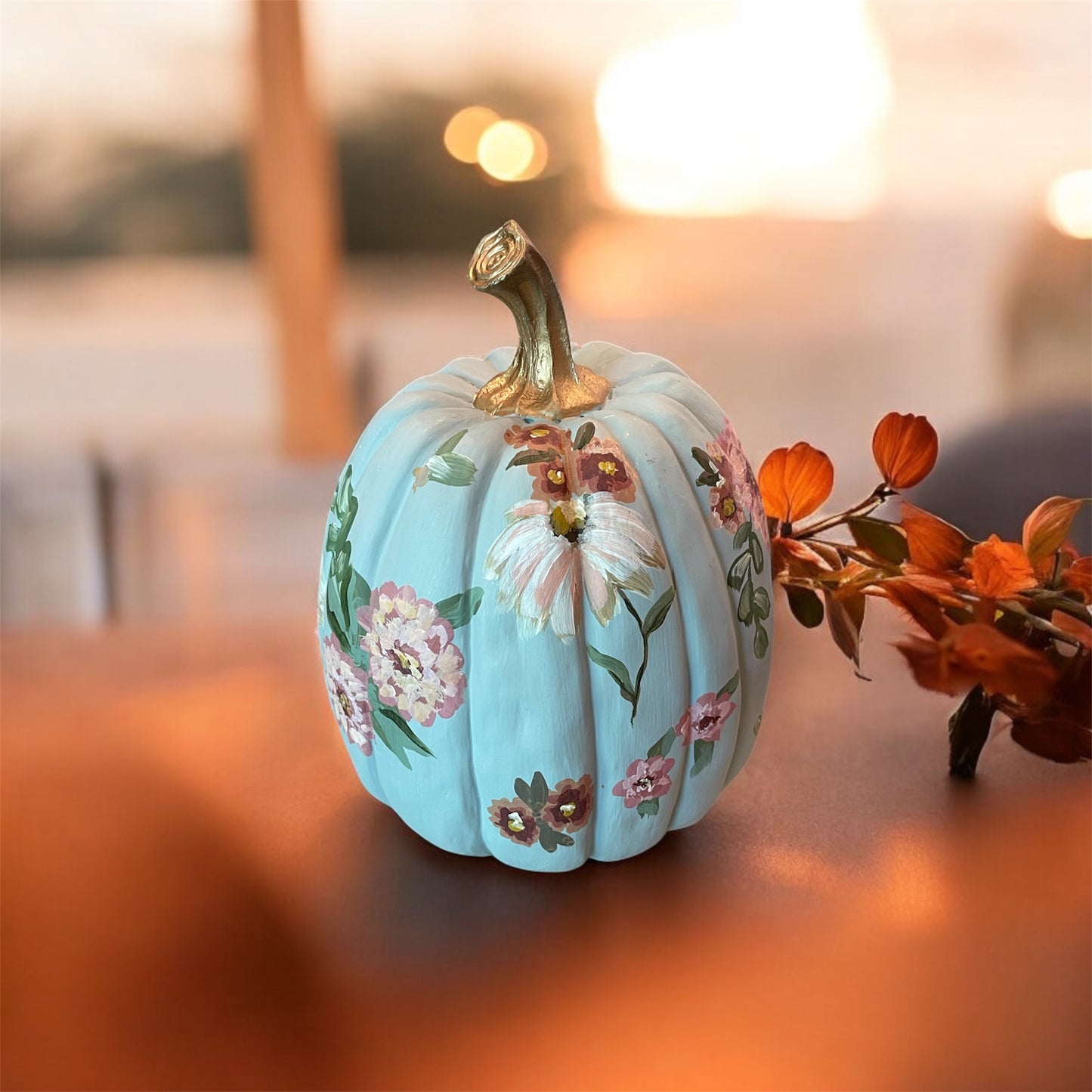 Floral Pumpkin No. 1