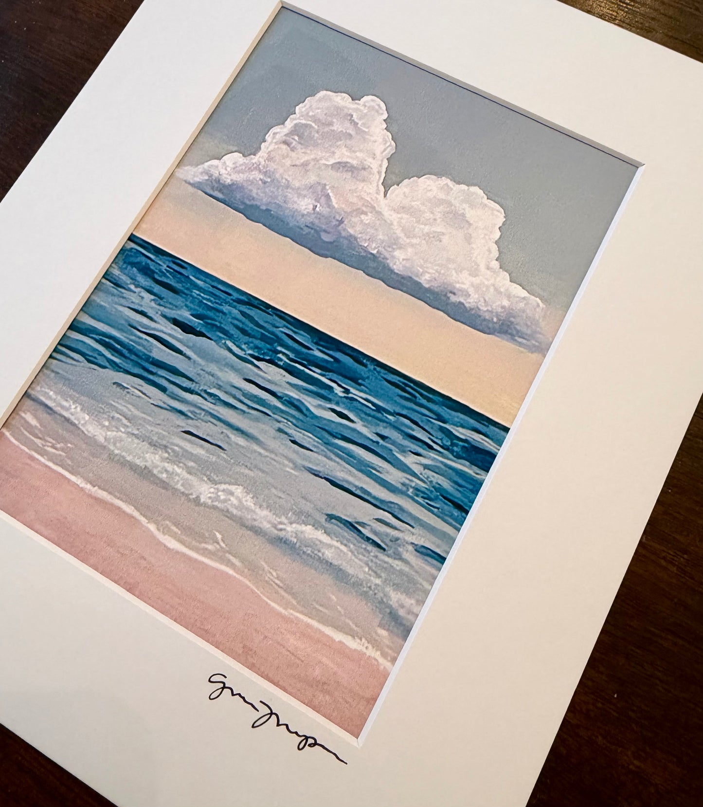 Offshore Storm Cloud Art Print