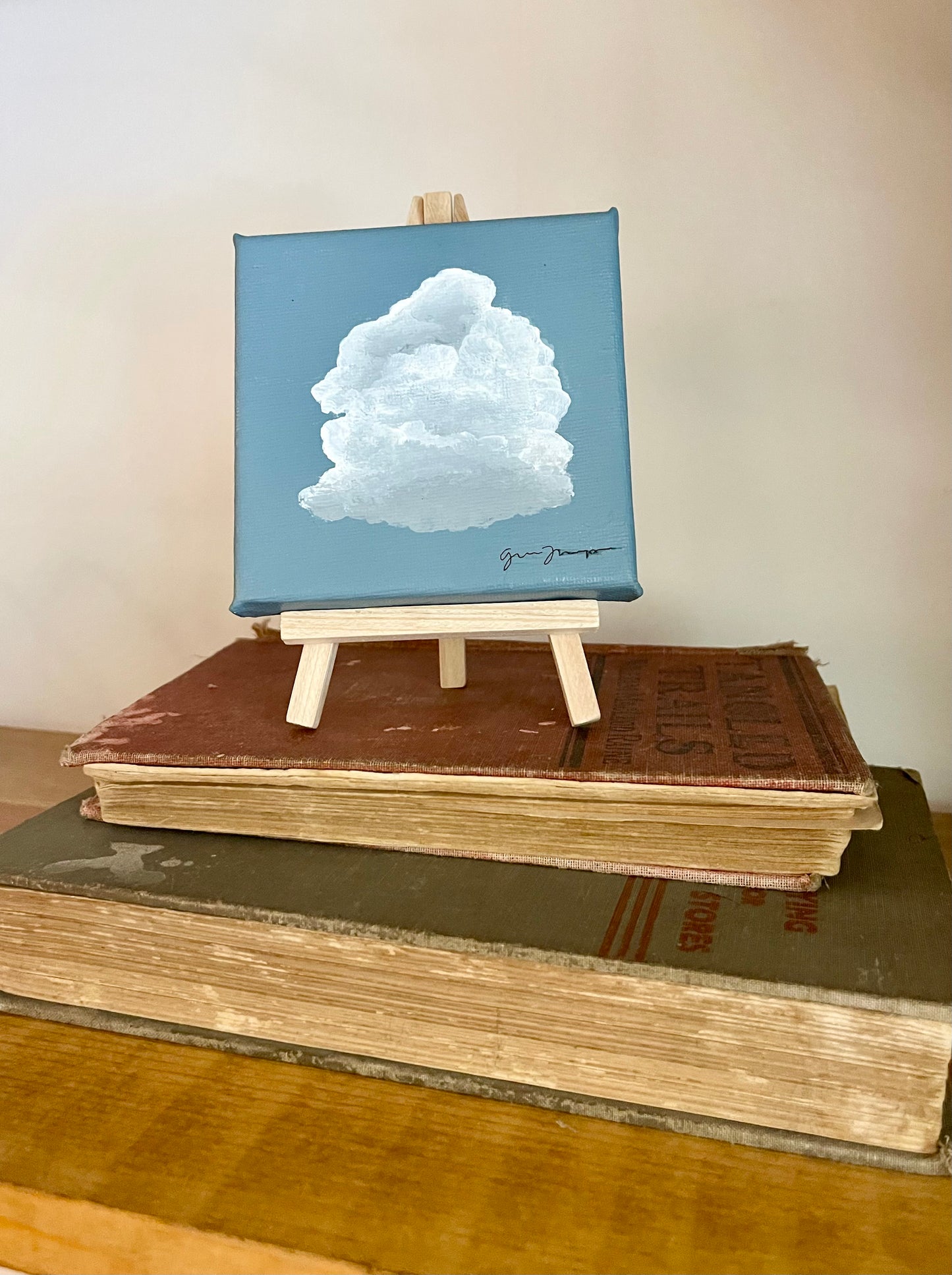 Clouds I Original Acrylic Mini Painting