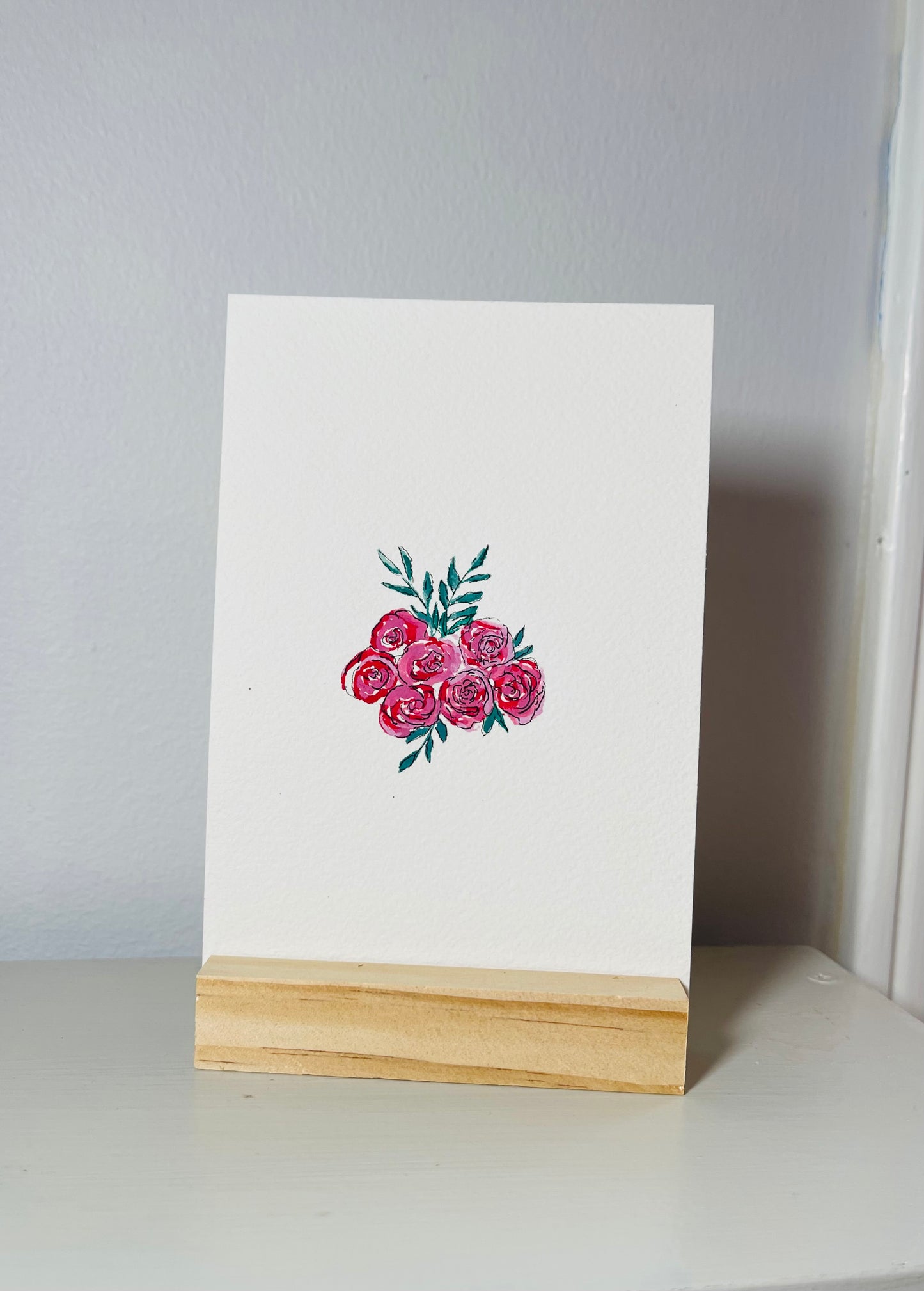 Red Roses Valentine’s Day Art Print