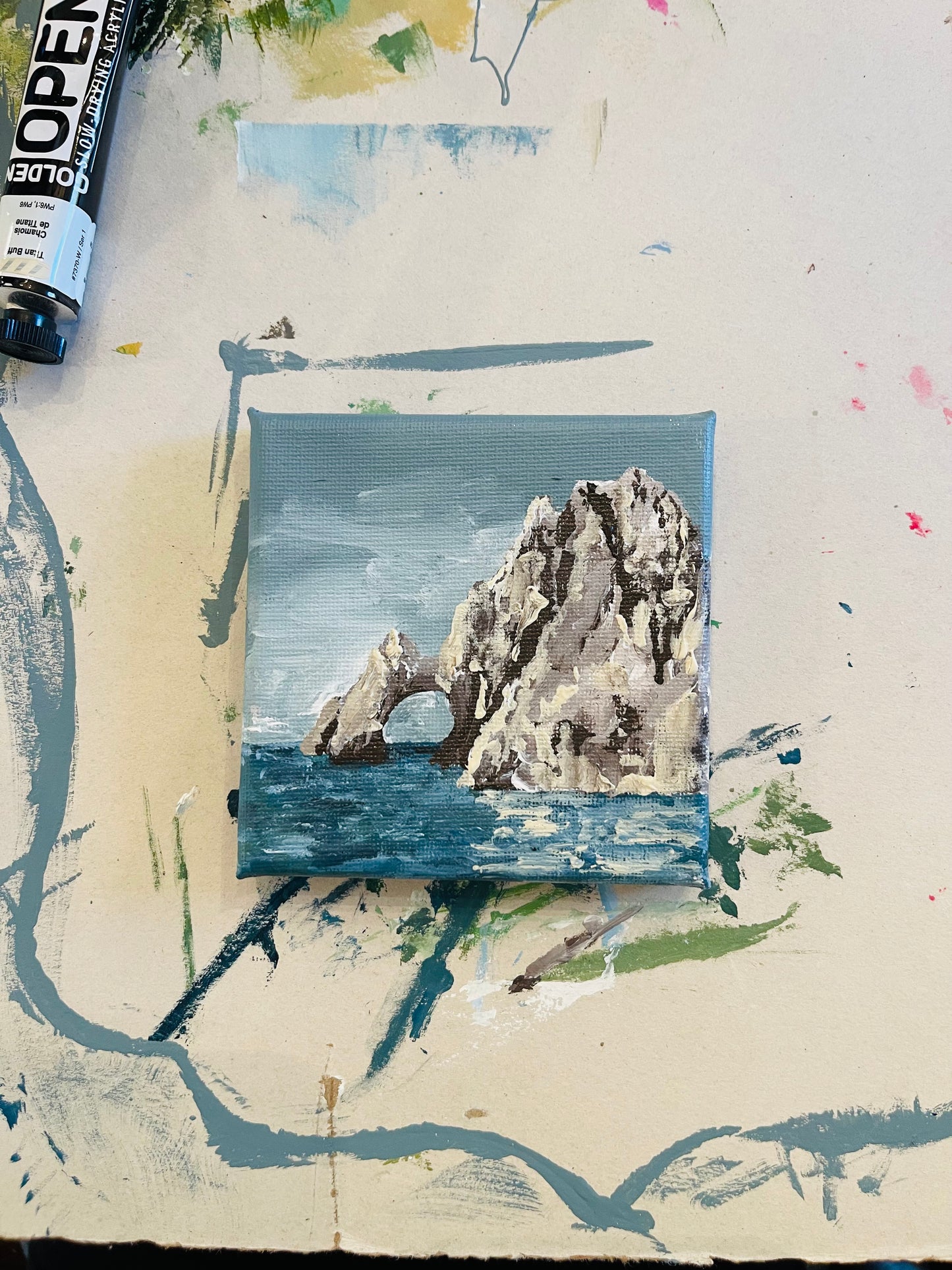 The Arch of Cabo San Lucas Mini Painting