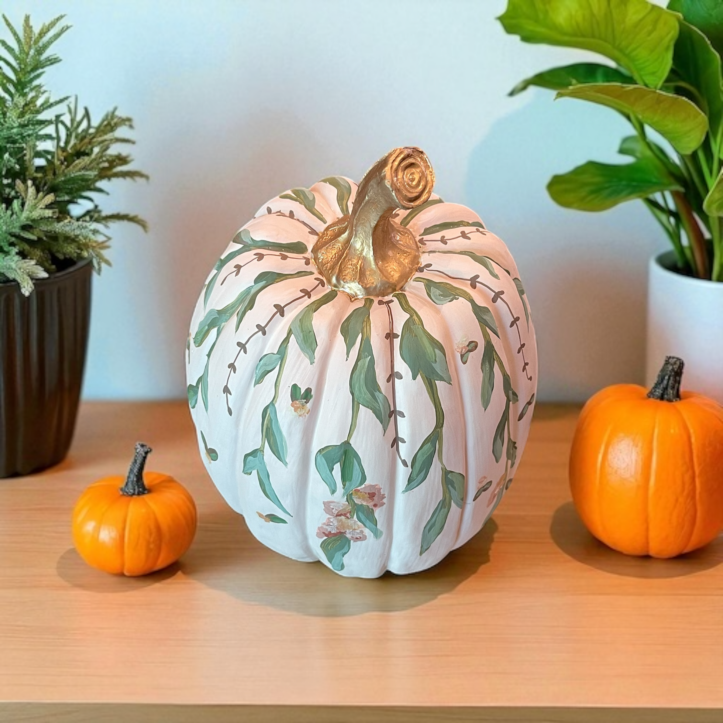 Floral Pumpkin No. 4