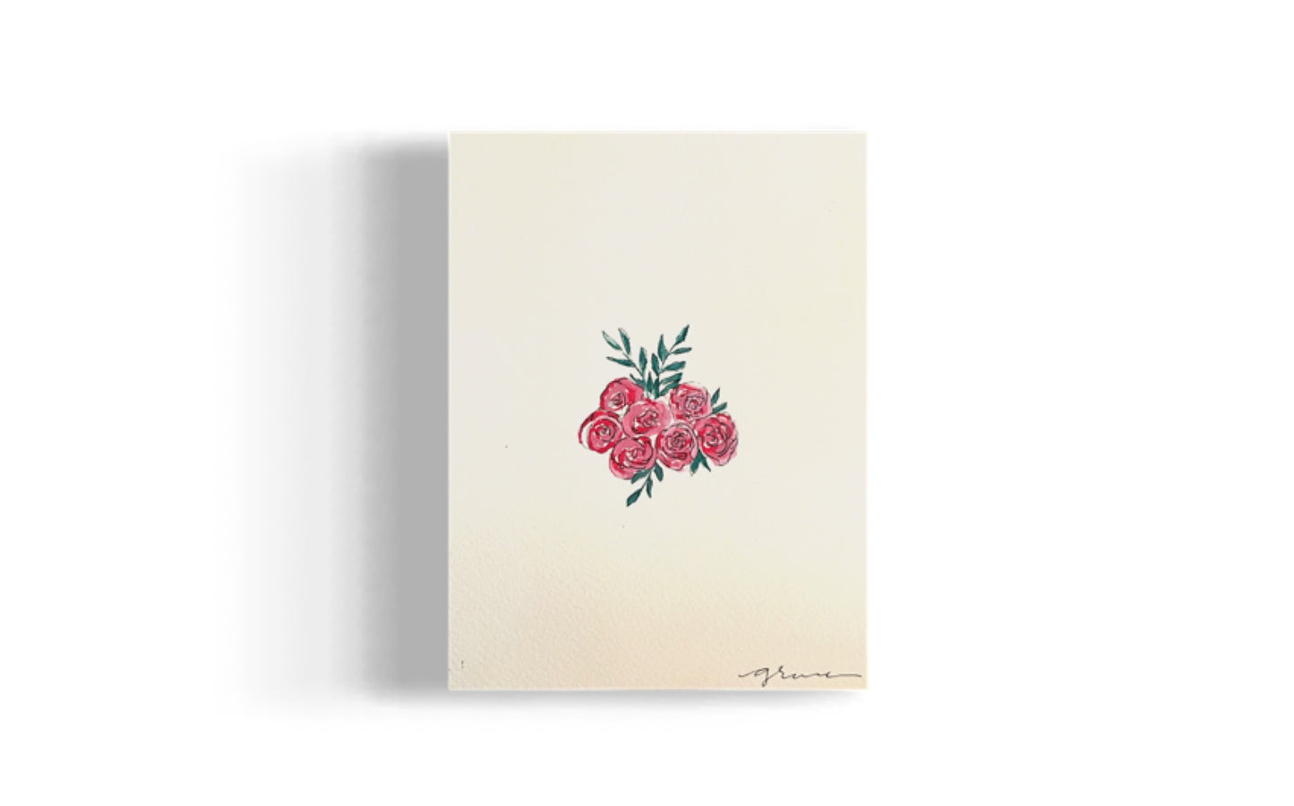 Red Roses Valentine’s Day Art Print