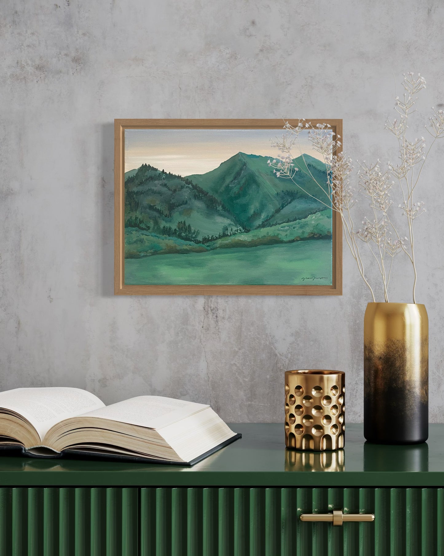 “Emerald Mountains” Original Painting