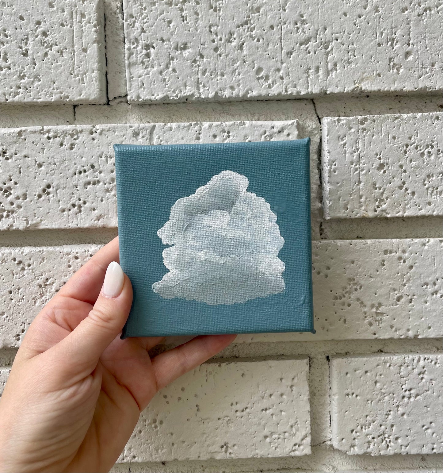 Clouds I Original Acrylic Mini Painting
