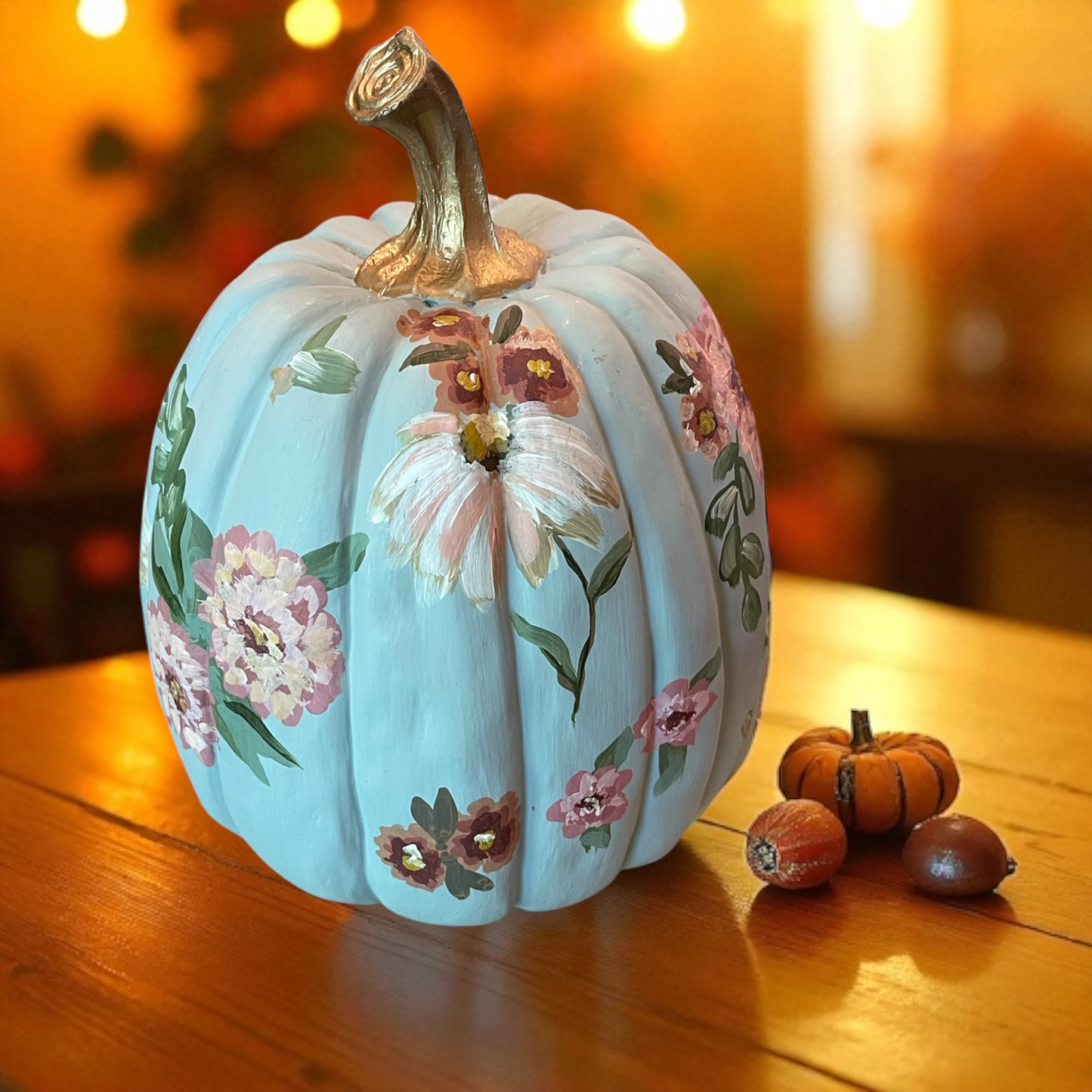 Floral Pumpkin No. 1