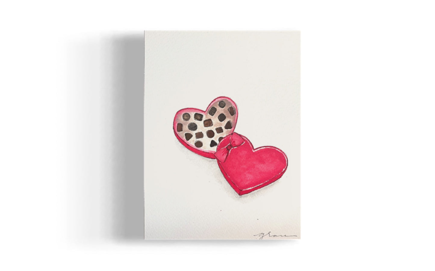 Box of Chocolates Valentine’s Day Art Print