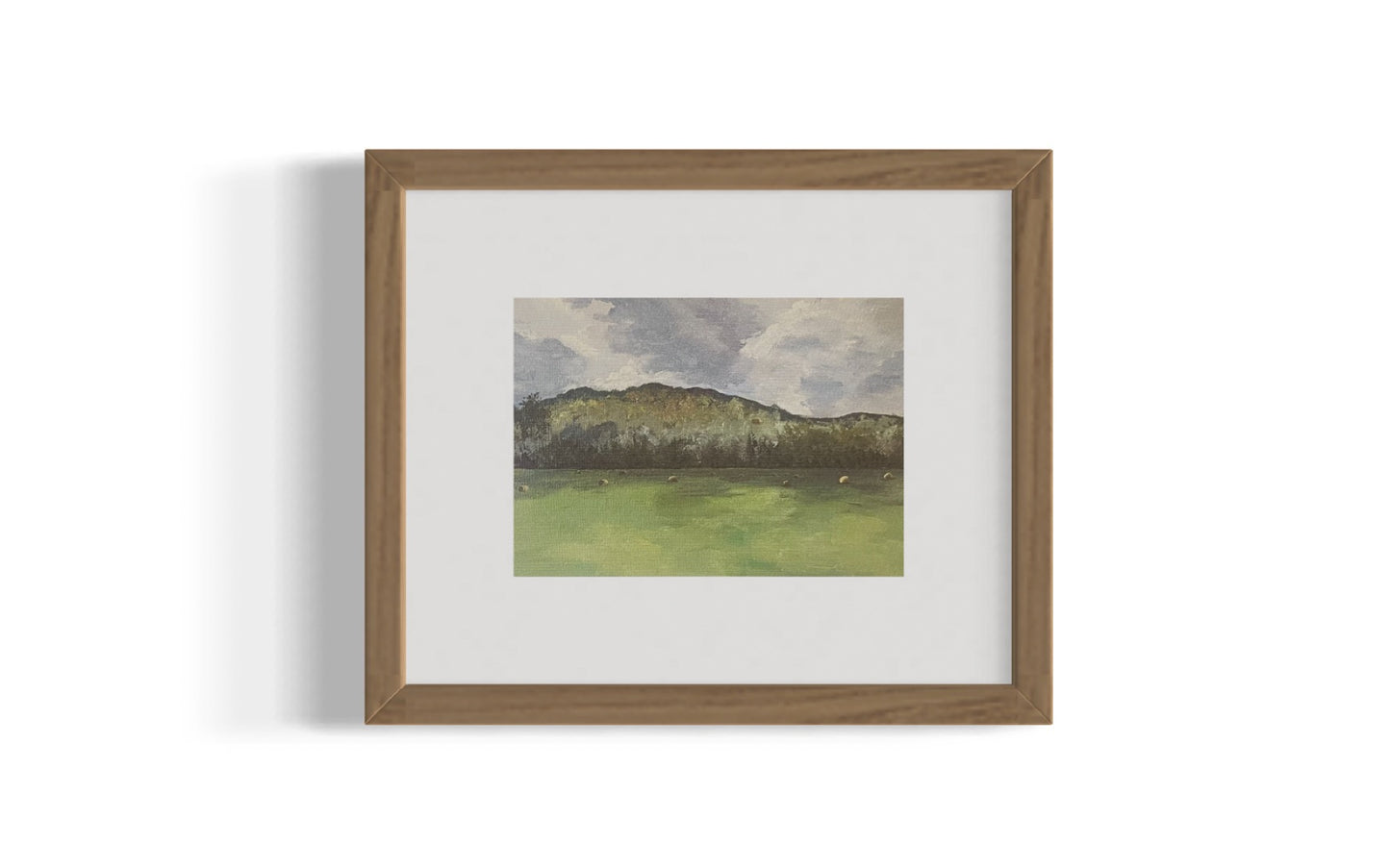 “Hay Bales” Landscape Art Print