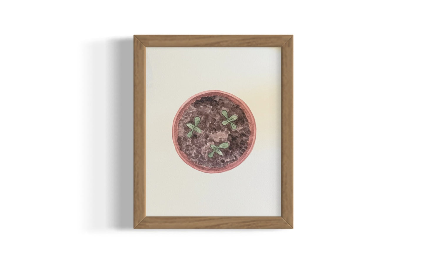 Seedlings Watercolor Art Print