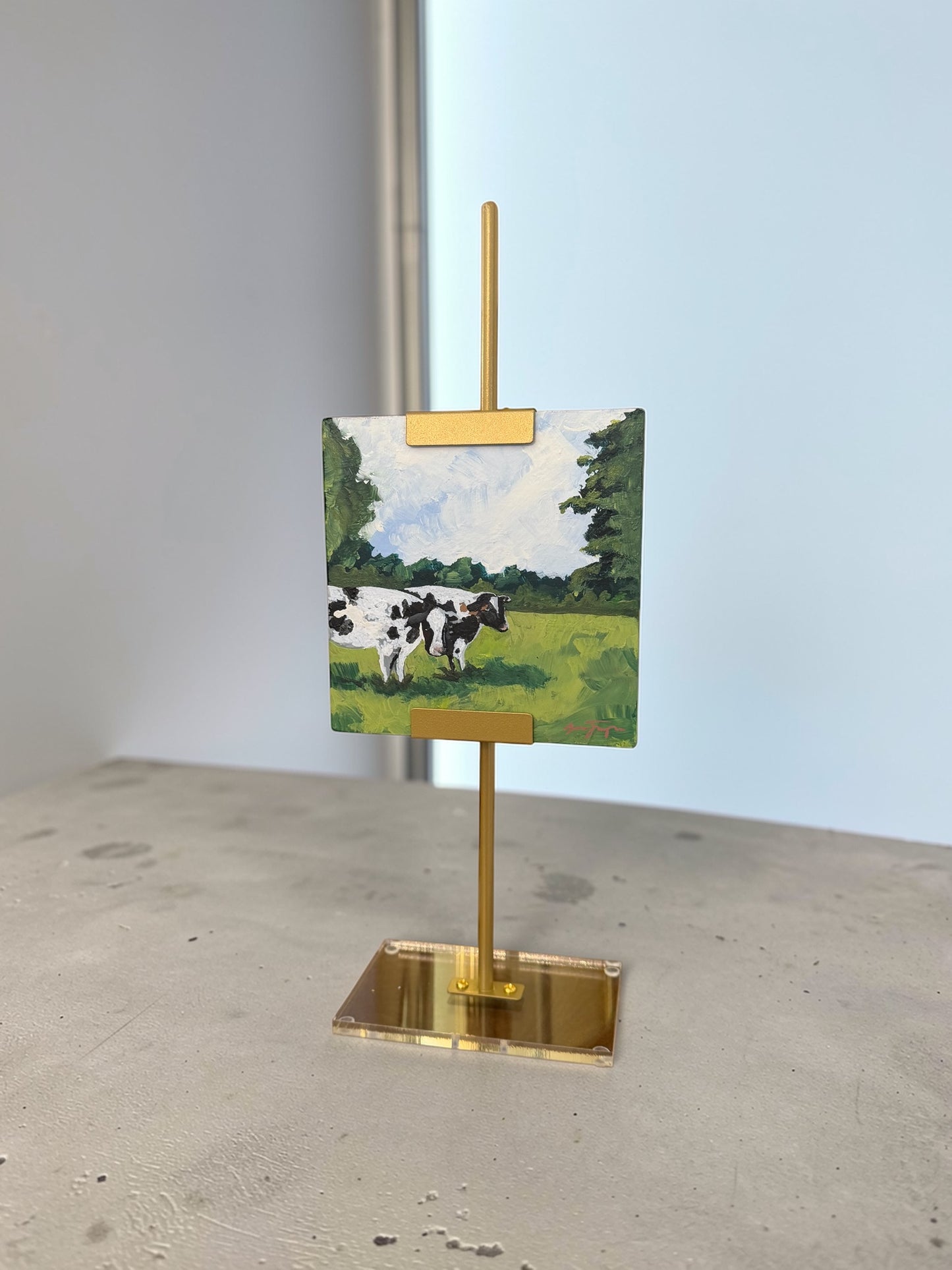 Sunny Cows Original Acrylic Painting