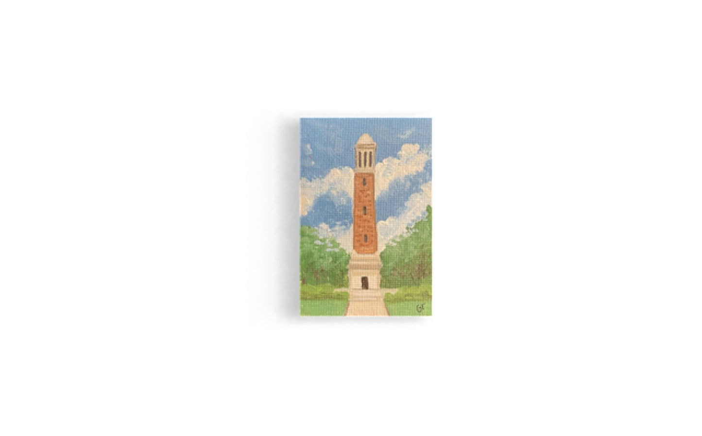 Denny Chimes hand-painted Christmas ornament