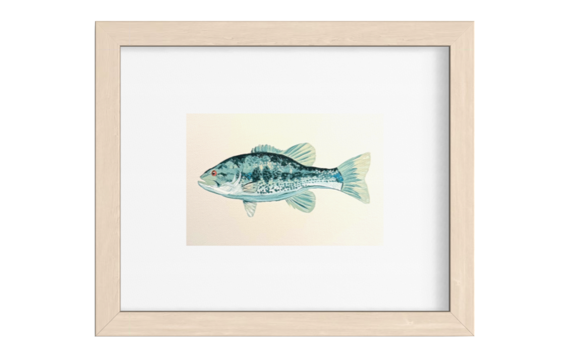 Largemouth Bass Art Print