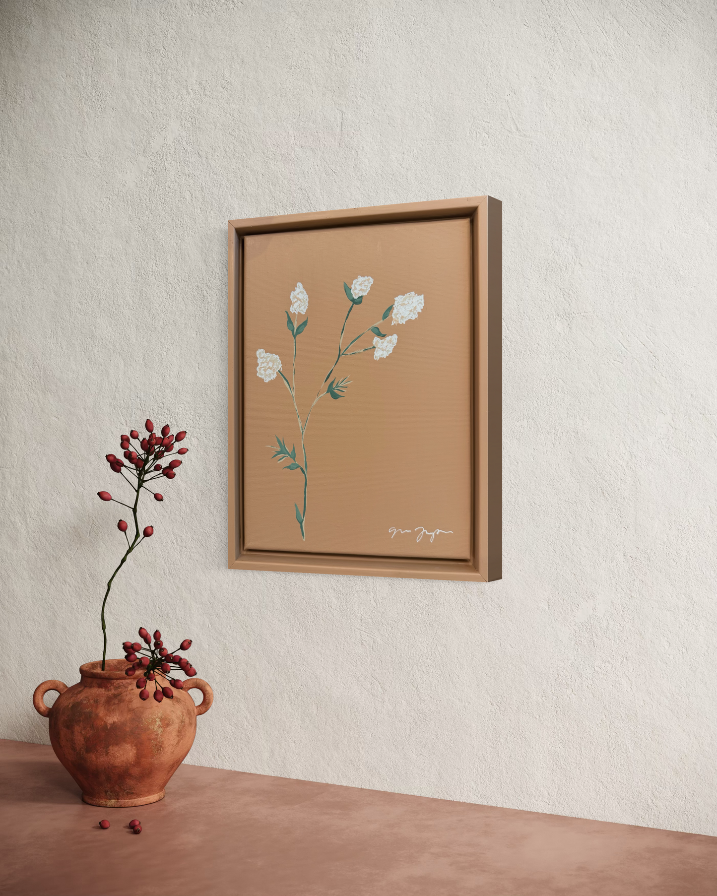 “Soft Landing” original acrylic painting