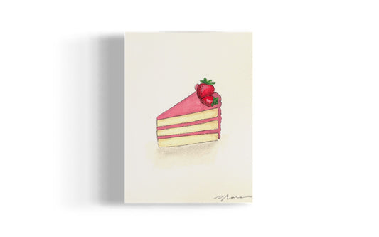 Piece of Cake Valentine’s Day Art Print