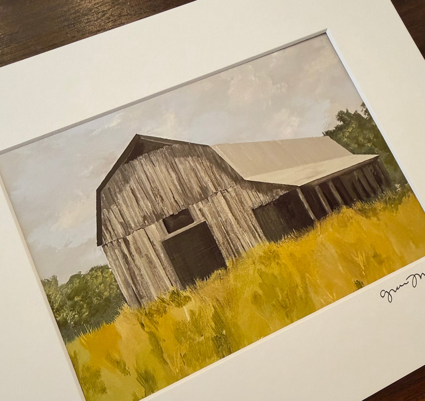 Weathered Barn Art Print
