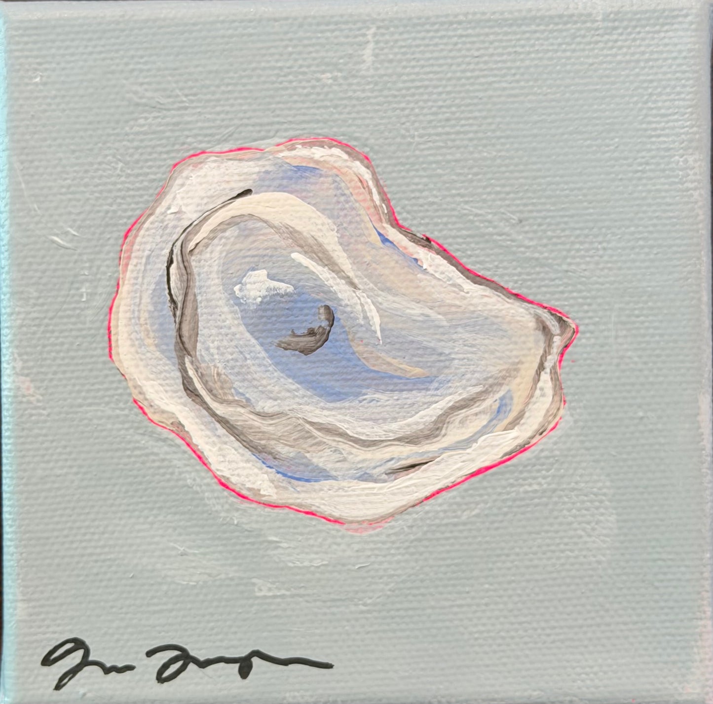 Oyster mini painting