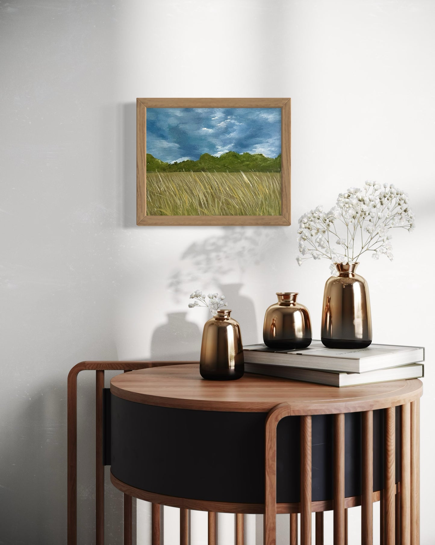 “Wheat Fields of Alabama” Original Landscape Painting