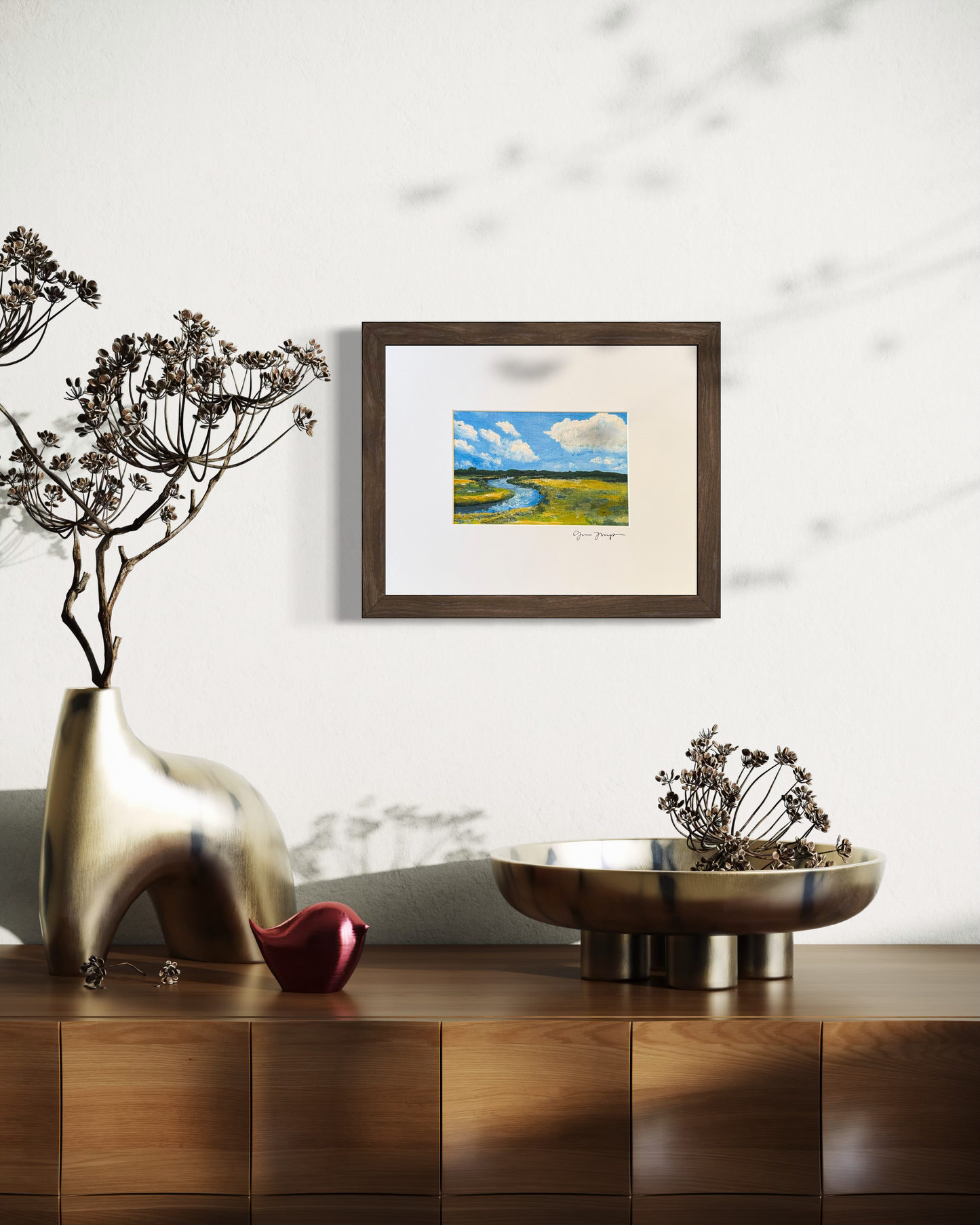 In the Marsh Art Print