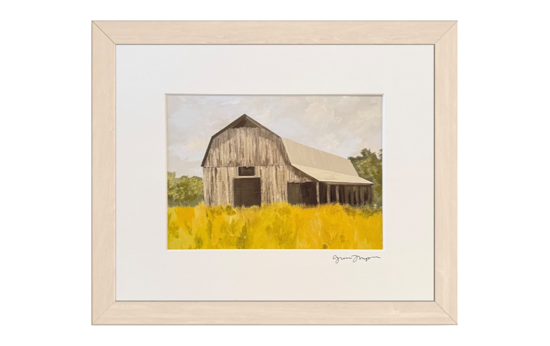 Weathered Barn Art Print