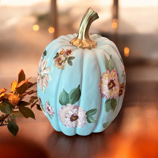 Floral Pumpkin No. 1