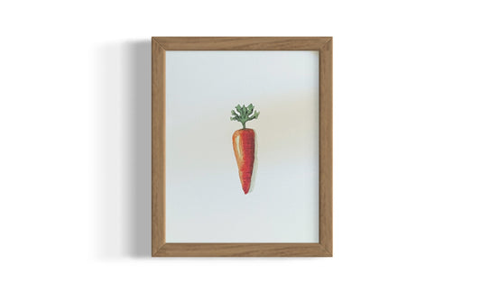 Carrot Watercolor Art Print
