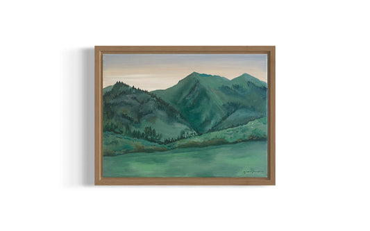 “Emerald Mountains” Original Painting