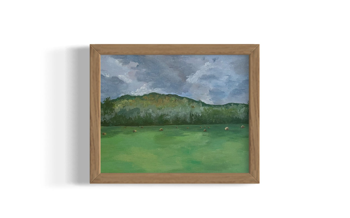 “Hay Bales” Original Landscape Painting