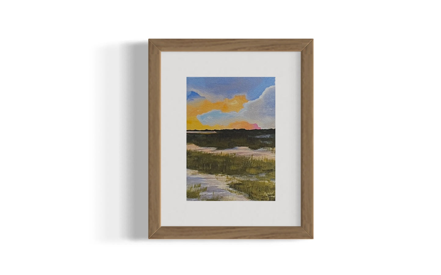 “Low Country Clouds” Coastal Landscape Art Print