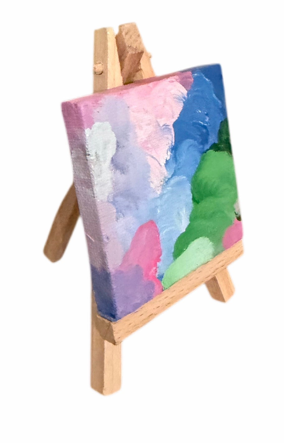 Multi Colored Abstract Mini Painting
