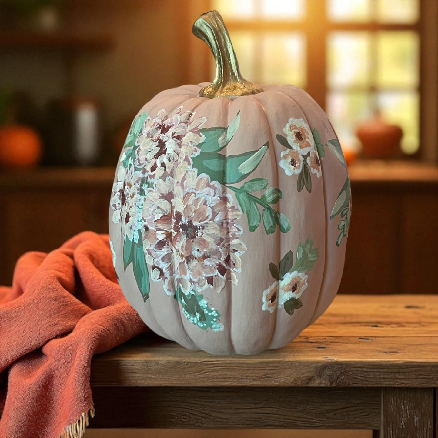 Floral Pumpkin No. 3