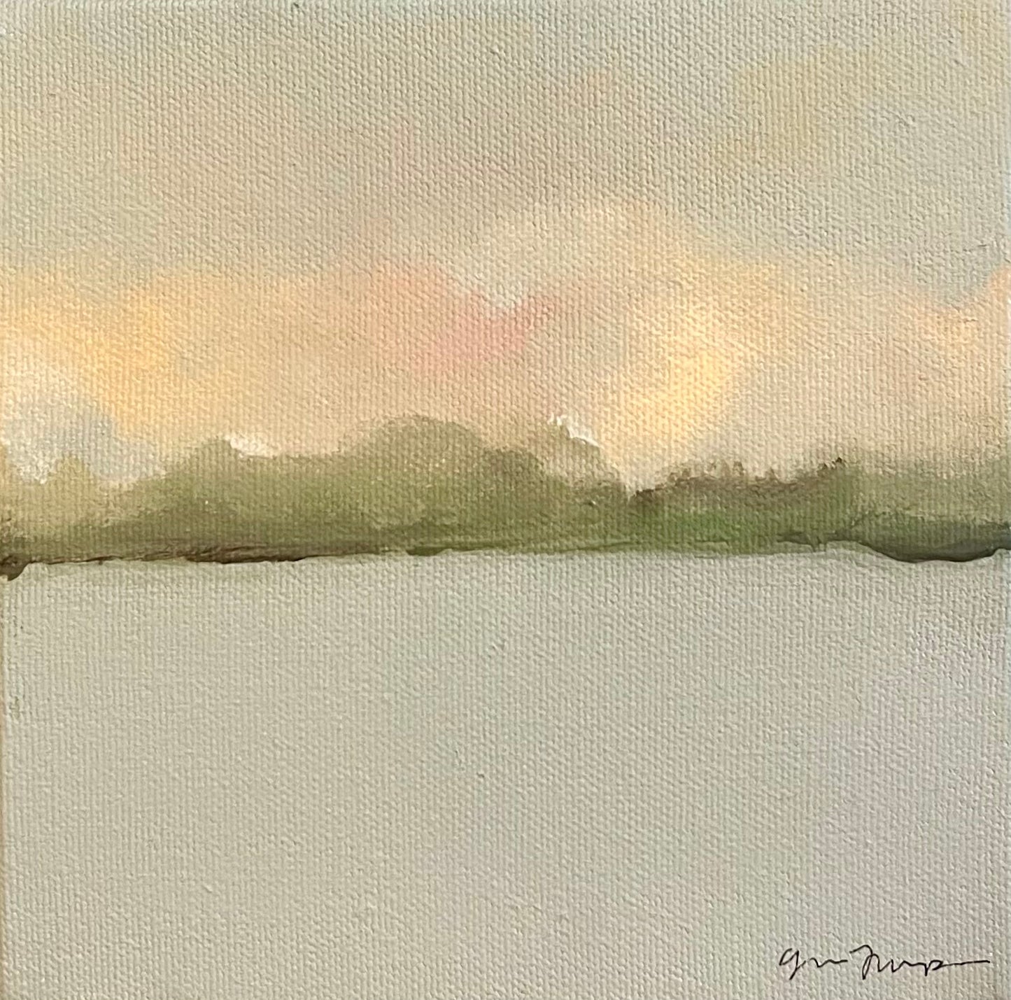 “After the Storm” Original Abstract Landscape Painting