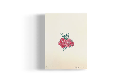 Red Roses Valentine’s Day Art Print