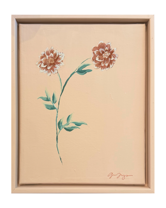“Late Summer Bloom” Original acrylic painting