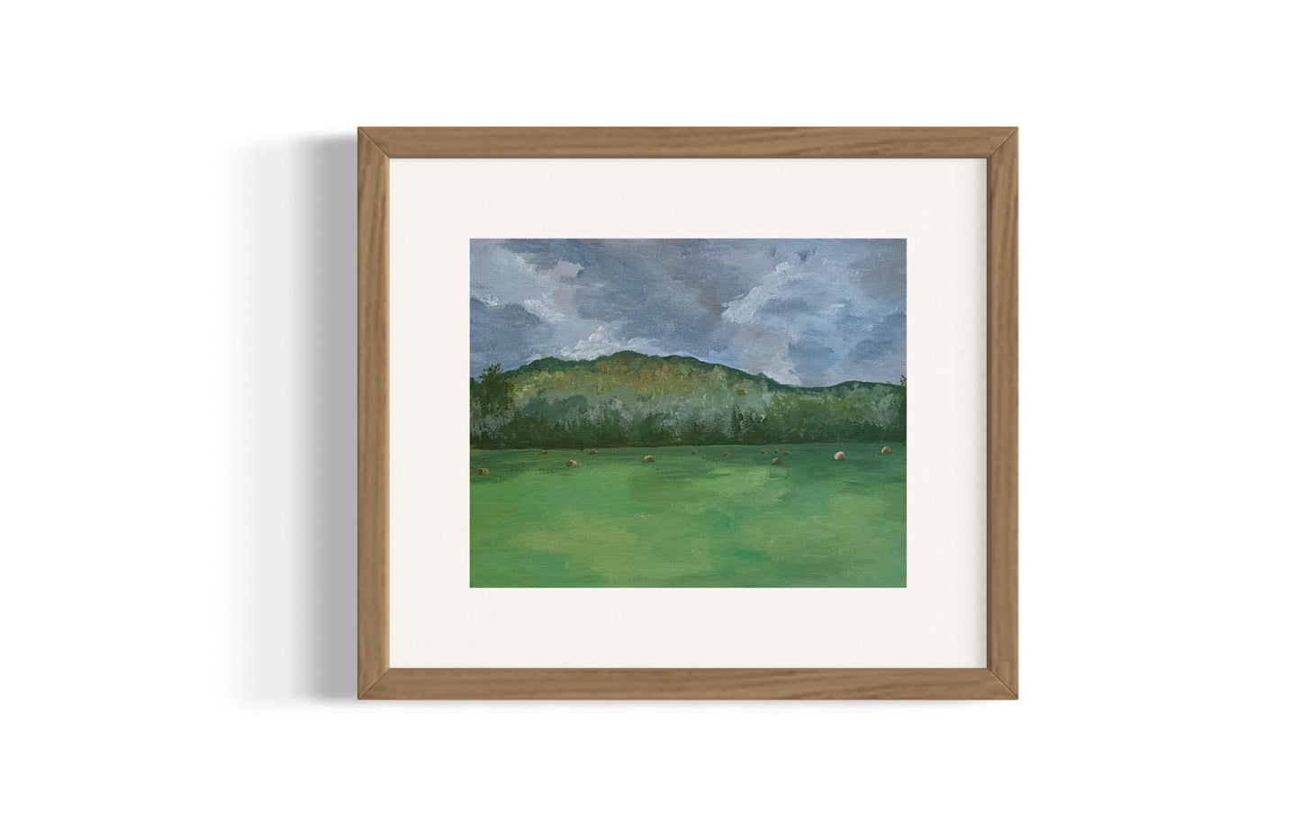 “Hay Bales” Original Landscape Painting