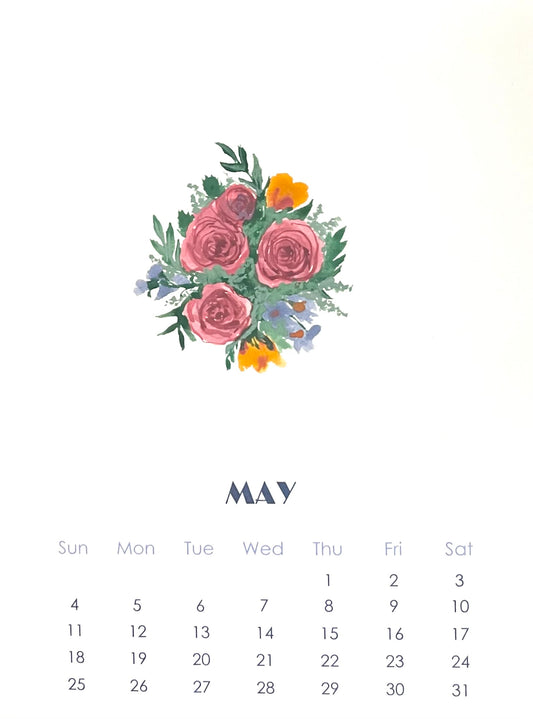 Watercolor Calendar