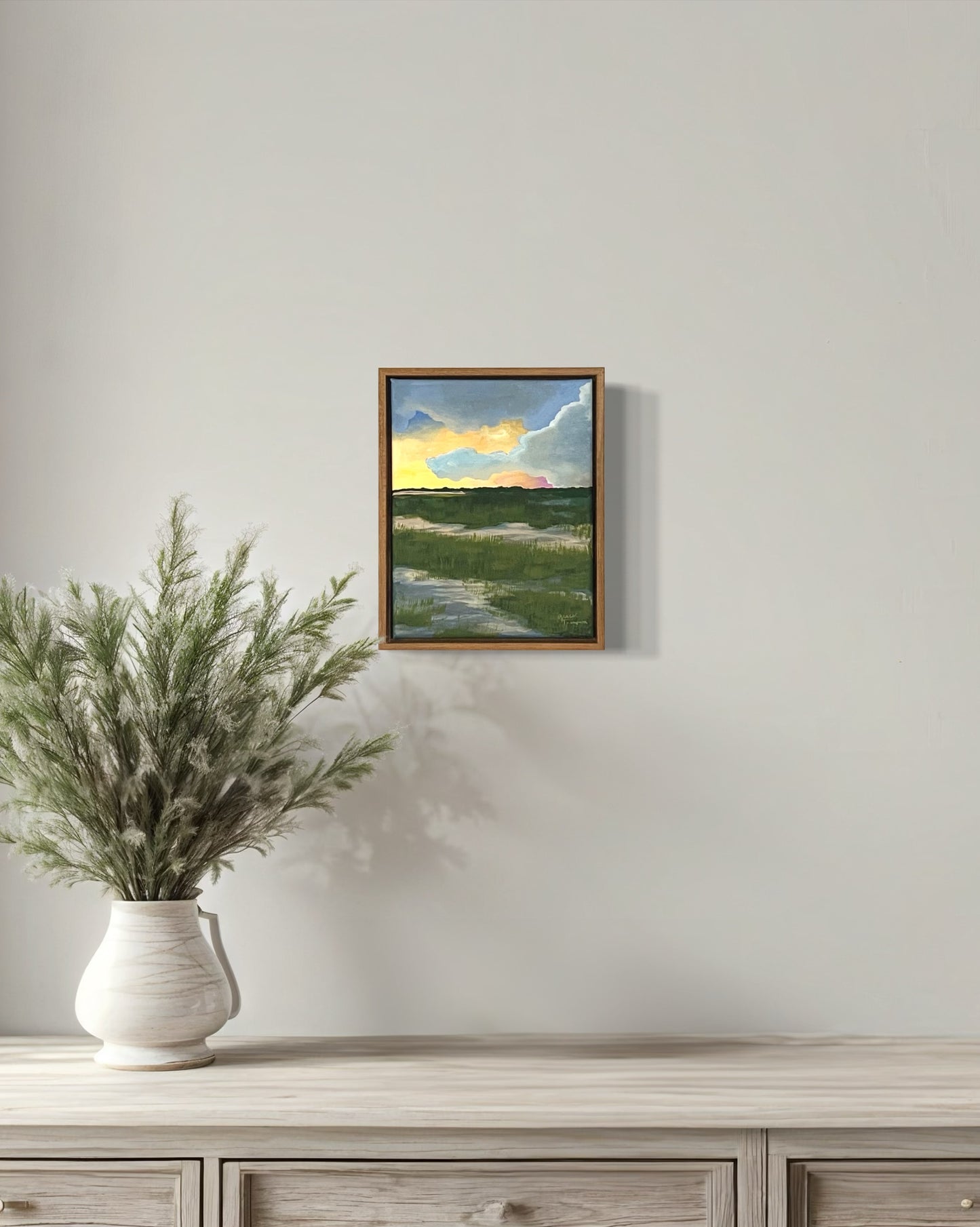 “Low Country Clouds” Original Coastal Landscape Painting