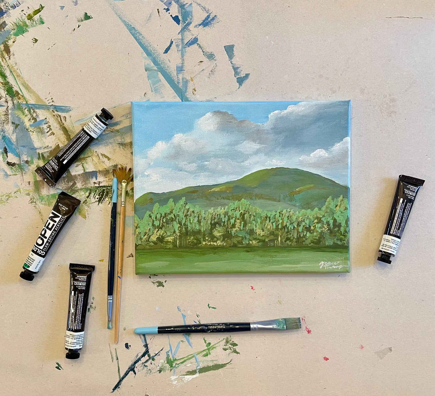 Serbia II Original Acrylic Painting