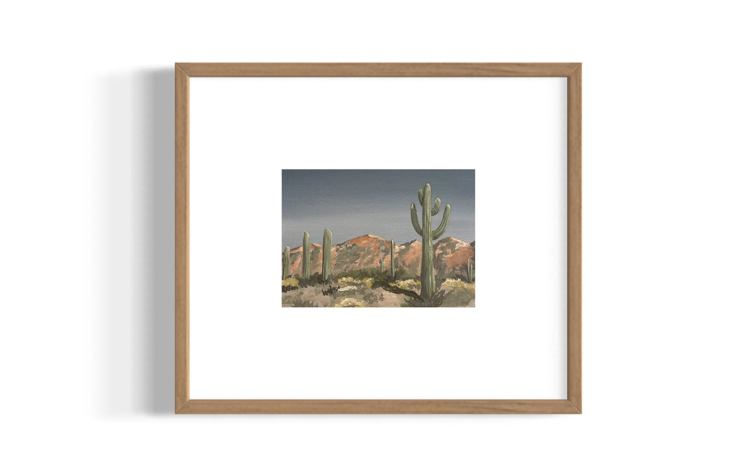 “Desert Cactus” Original Acrylic Painting