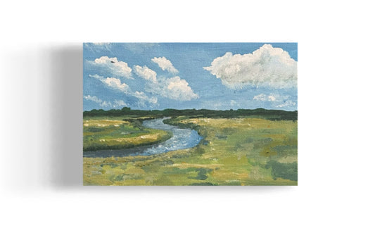“In the Marsh” Original Framed Painting